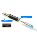 Miniatyrbillede 2 af 5: 3,5 mm til 2,5 mm Audio Stereo Adapter Stikkonverter Hovedtelefonadapter Udskift