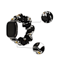 Pikkukuva 2 / 5: Fitbit Versa 4 / Sense 2 universal hiusrenkaaseen watch rannekkeelle White Chrysanthemum