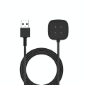Miniatyrbild 1 av 5: För Fitbit Versa 3 / Fitbit Sense Smart Watch Bärbar magnetisk vagga laddare USB laddningskabel, längd: 30 cm