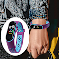 Miniatyrbillede 3 af 5: Farverig rem til udskiftning til Mi Xiaomi 3 / 4 armbånd Smartwatch G