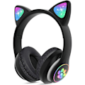 Miniatyrbillede 1 af 3: Bluetooth True Wireless-hovedtelefoner LED-lys op Børns Bluetooth In-Ear-headset med/mikrofon Sort
