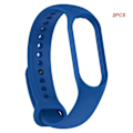 Miniatyrbillede 1 af 5: Ny 2/3/5pcs urrem til Xiaomi Mi 7 håndled silikonearmbånd håndledsremme fitness urrem smartwatch tilbehør 04 2pcs3080