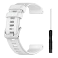 Miniatyrbillede 3 af 5: Til Garmin Descent G1 / Forerunner 745/945/935 / Approach S62 Solid Color Silicone Watch VDCC White