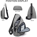 Miniatyrbillede 3 af 5: Dametasker Crossbody taske til mænd