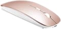 Trådlös Bluetooth -mus för Macbook Pro/macbook Air/ipad/laptop/imac/pc Rose Gold