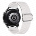 Miniatyrbild 1 av 5: 20 mm 22 mm band för Samsung Galaxy Watch 4/classic/3/5/ pro/active 2 Gear S3 Elastisk nylon Huawei Watch Gt 2 2e 3 Pro Strap white 22mm