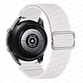 Miniatyrbillede 1 af 5: 20 mm 22 mm bånd til Samsung Galaxy Watch 4/classic/3/5/pro/active 2 Gear S3 Elastic Nylon Loop Huawei Watch Gt 2 2e 3 Pro Strap white 20mm
