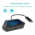 Miniatyrbillede 5 af 5: Adapter til tastatur og mus med stemmefunktion, kompatibel med Ps3///switch-serie værtkonvertering