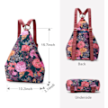 Pikkukuva 2 / 5: Premium-reppu naisille. Bohemian-tyylinen reppu