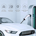 Miniatyrbillede 2 af 5: Ev-stik 16a Type 2 hanstik til Schuko-stik EV-opladningsadapter til EV Ladestation Elec