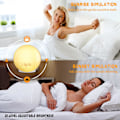 Miniatyrbillede 3 af 5: Vækkeur Sunrise Alarm Clock Wake Up Light 7 Farve Atmosfære Lampe