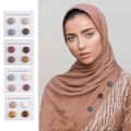 Miniatyrbild 3 av 5: 4st glänsande Premium Stark Hijab Magnet Pins Multi-användning Hijab Brosch Smycken C