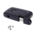 Miniatyrbild 1 av 5: 2-knappars cover Smart case för Toyota Prius Corolla Verso Toy43 Oskuret blad