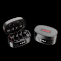 Miniatyrbild 1 av 5: Sann trådlösa Bluetooth-hörlurar k24 Öronklämma Bluetooth 5.3 med batteridisplay
