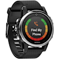 Pikkukuva 2 / 5: Vaihtohihna Fenix ​​5s Plus/fenix 6s Pro/fenix 7s/d2 Delta S -älykellolle (hopea solki-tummansininen) Black
