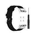 Miniatyrbillede 1 af 4: Til Garmin Forerunner 45 / 45s / Swim 2 Universal Nylon Canvas Watch Band Black