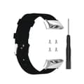 Til Garmin Forerunner 45 / 45s / Swim 2 Universal Nylon Canvas Watch Band Black