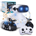 Miniatyrbillede 1 af 5: Fjernbetjente robotter med automatisk demonstration og LED-øjne, børnefødselsdagsgave