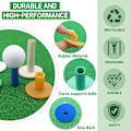 Miniatyrbilde 3 av 5: Golf Gummi-Tees i Blandet Størrelse (5 x 10 stk) - Profesjonelle Tees for Øvelse og Trening