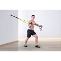 Miniatyrbillede 5 af 5: Bdyweight Resistance Trainer Kit, Hjem Styrketræningsremme udendørs Fitness Træningssæt Gul
