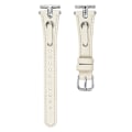 Pikkukuva 1 / 3: Hopea liitin nahkaranneke Huawei Watch 2 / Gt 2 42mm / Gt 3 42mm Apricot