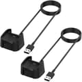 Laddare för Fitbit Versa 2, Ersättningsladdningsdocka [2-pack]