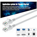Miniatyrbilde 4 av 5: Utendørs Ethernet-kabel, Cat5 utendørs Ethernet-kabel, 10 m, lysegrå