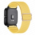 Pikkukuva 1 / 5: 20mm/22mm ranneke Amazfit Gts 4//2/2e/3/gts2 Mini/gtr 4/3/ pro/gtr2/47mm/stratos Nylon elastinen watch rannekoru Amazfit haarukkahihna Yellow 22mm