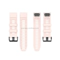 Miniatyrbilde 4 av 5: For Garmin Fenix ​​6 22mm Smart Watch Quick Release Silicon Watch Band Light Pink