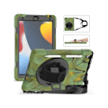 Miniatyrbillede 1 af 3: Robust Beskyttelsesetui med Drejeligt Stativ til 10,2-Tommer iPad Camo Farve (2021/2020/2019)