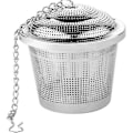 Miniatyrbillede 2 af 5: Rustfrit stål Infuser Si Mesh Te Filter Ske Locking Spice Ball
