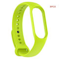 Miniatyrbilde 1 av 5: Ny 2/3/5pcs klokkestropp for Xiaomi Mi 7 håndledd silikonarmbånd håndleddsstropper treningsklokkebelte smartwatch-tilbehør 15 5pcs3114