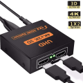 Pikkukuva 1 / 3: Hdmi Splitter 4k, 1 In 2 Out Powered Video Converter, tukee Hdmi:tä