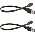 Miniatyrbild 4 av 5: Laddare för Fitbit Charge/Force (ej för Charge HR), ersättningskabel för USB-laddning (2-pack)