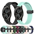 Miniatyrbild 3 av 5: För Garmin Garminmove Style 20 mm enfärgad magnetlås i watch Wine Red