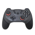 Miniatyrbillede 1 af 5: Trådløs Bluetooth-controller til Nintendo Switch Pro Controller Gamepad Pro Controller til Switch-konsol med 6-akset håndtag Silver Grey