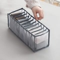 Pikkukuva 1 / 5: Alusvaatteet Organizer Set -taitettava Alusvaatteet Drawer Organizer Gray 11 grid