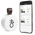 Miniatyrbillede 1 af 2: Trådløst termometer hygrometer, Oria Mini Bluetooth 5.0 fugttemperatursensor med dataeksport og advarsler
