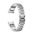 Miniatyrbilde 4 av 5: Klokkebånd med diamantbesatt solid rustfritt stål for Fitbit Charge 2 Silver