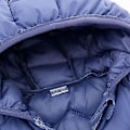 Miniatyrbillede 3 af 4: Børne Puffer Jakke Vinter Hætte Frakke Polstret Jakke Letvægts Ydertøj navy 120cm