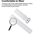 Miniatyrbild 3 av 5: Vattentätt watch Fitness Sportband Armband kompatibelt med Fitbit Charge 4 / Fitbit Charge 3 Se- Multi Color White Small