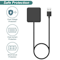 Miniatyrbillede 5 af 5: Oplader til Amazon Halo Band, erstatningsopladningskabel til Amazon Halo Fitness Tracker [3,3ft/1m]