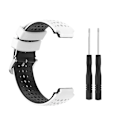 Miniatyrbillede 2 af 5: Til Garmin Forerunner 235 Lite Silikone Sports-urrem i to farver White-Black