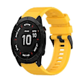 Pikkukuva 1 / 5: Garmin Fenix ​​6x 26 mm vaakasuora pintakuvioinen watch irrotustyökalulla Yellow