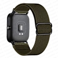 Miniatyrbillede 1 af 5: 20 mm/22 mm bånd til Amazfit Gts 4//2/2e/3/gts2 Mini/gtr 4/3/pro/gtr2/47 mm/stratos Nylon elastisk urarmbånd Amazfit bipstrop Army Green 22mm