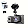 Miniatyrbild 5 av 5: Camrea Bil Färdskrivare 1080P HD Bilkamera System Infraröd Mörkerseende 480P Instrumentbräda Kameror