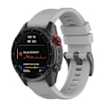 Pikkukuva 3 / 5: 22mm pikalukitussilikoniranneke Garmin Fenix 7 -laitteeseen Grey