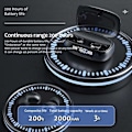 Pikkukuva 5 / 5: Langattomat Bluetooth-kuulokkeet XY60 kaiuttimen LED-näytöllä, aktiivinen melunvaimennus, HD-puhelut