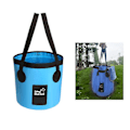 Miniatyrbillede 1 af 5: Sammenklappelig Camping Spand Pot Sammenklappelig Vask Vaskespand Vask Spand Camping Vand Pot Taske Beholder Bil Fiskeri Vandring Blue