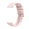 Miniatyrbilde 4 av 5: For Garmin Venu 2s 18 mm bølgete prikket ensfarget silikonklokkerem Pink